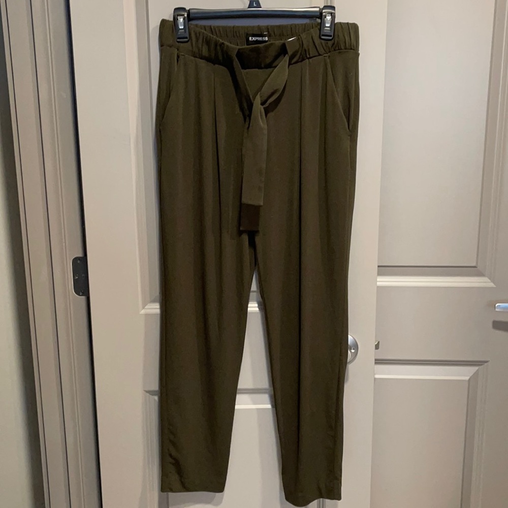 Express Army Green dress pants